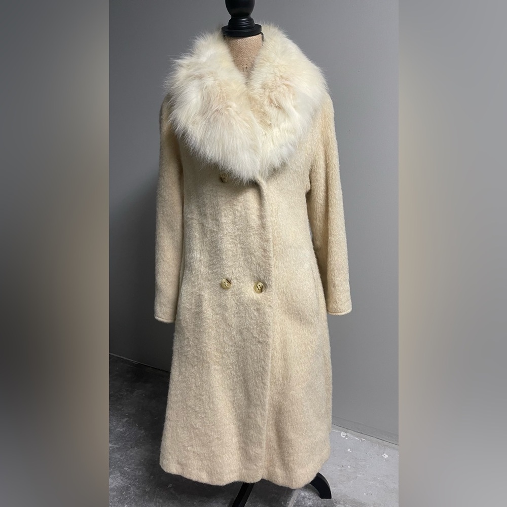 Vintage Sterling Stall Fox Fur Coat Small